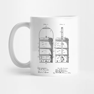 Dinner Pall Vintage Patent Hand Drawing Mug